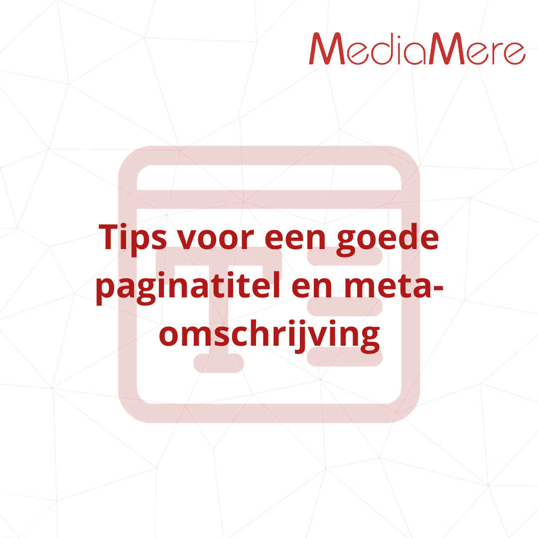 Tips voor een goede paginatitel en meta-omschrijving